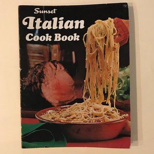 VINTAGE Sunset Italian Cook Book